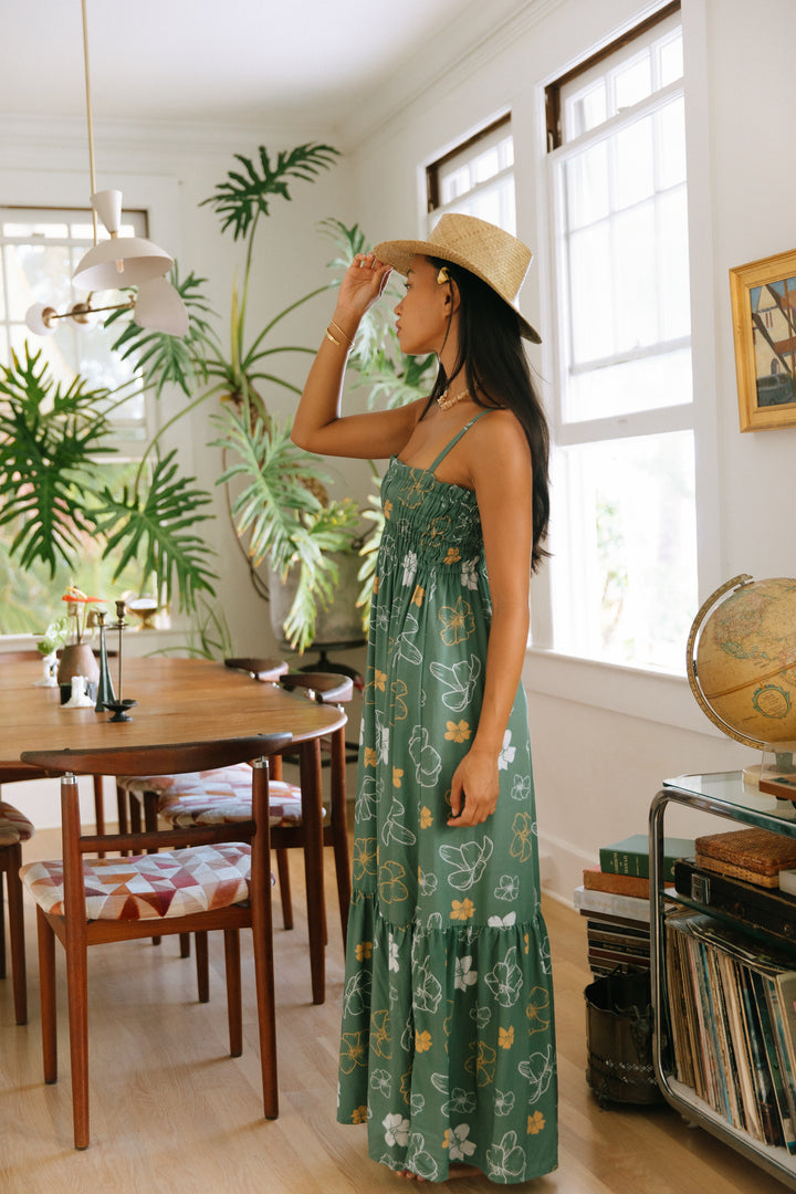 Mariko Dress- Lei Pua Kenikeni Lush