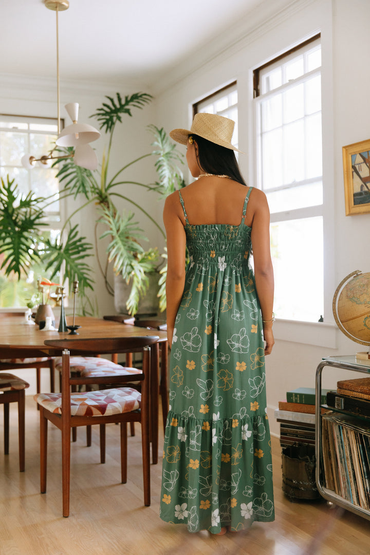 Mariko Dress- Lei Pua Kenikeni Lush