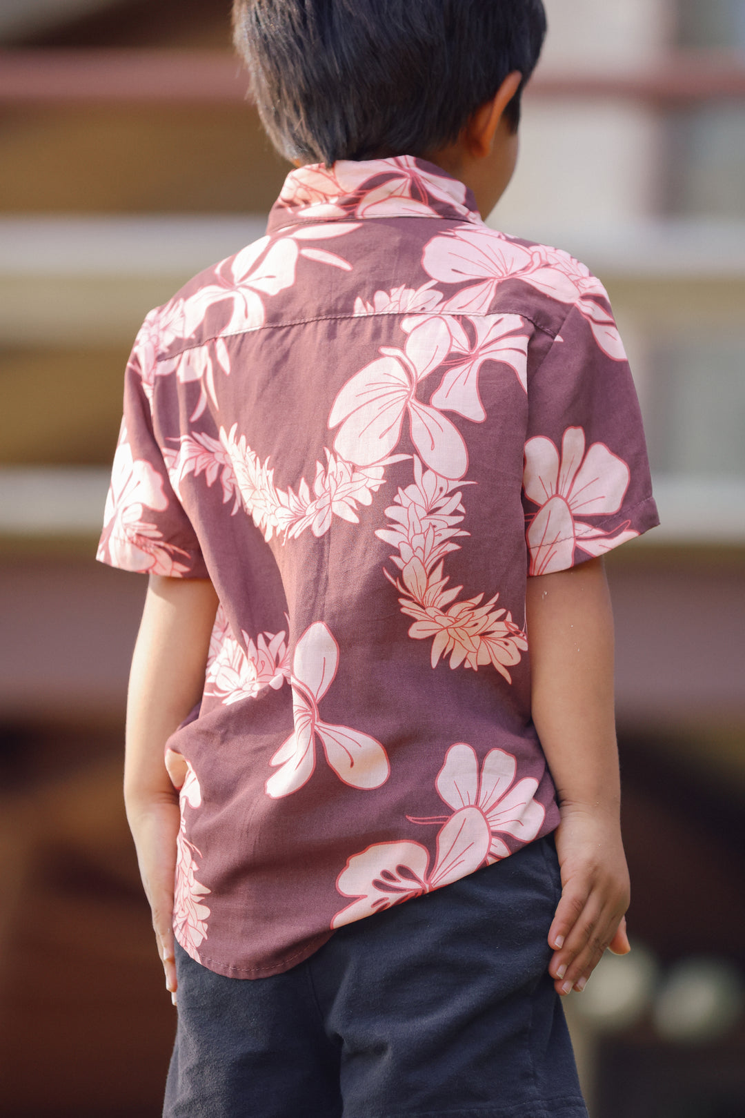 Maverick Boys Button-Up- Lei Awapuhi Niu