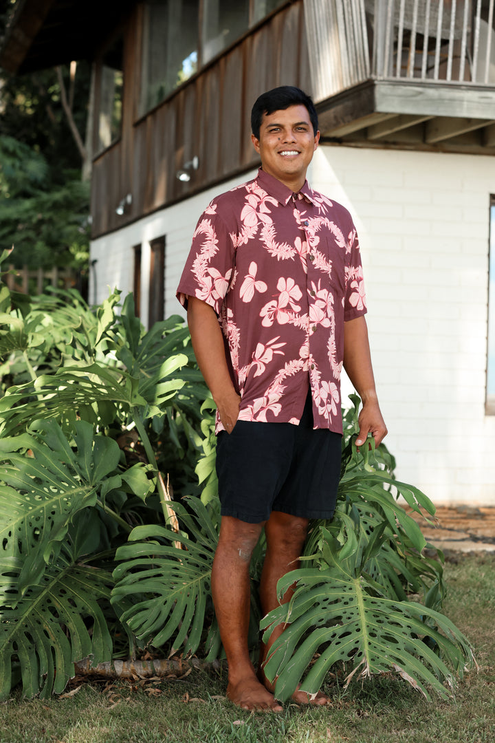 Men's Kahana Button Up - Lei Awapuhi Niu