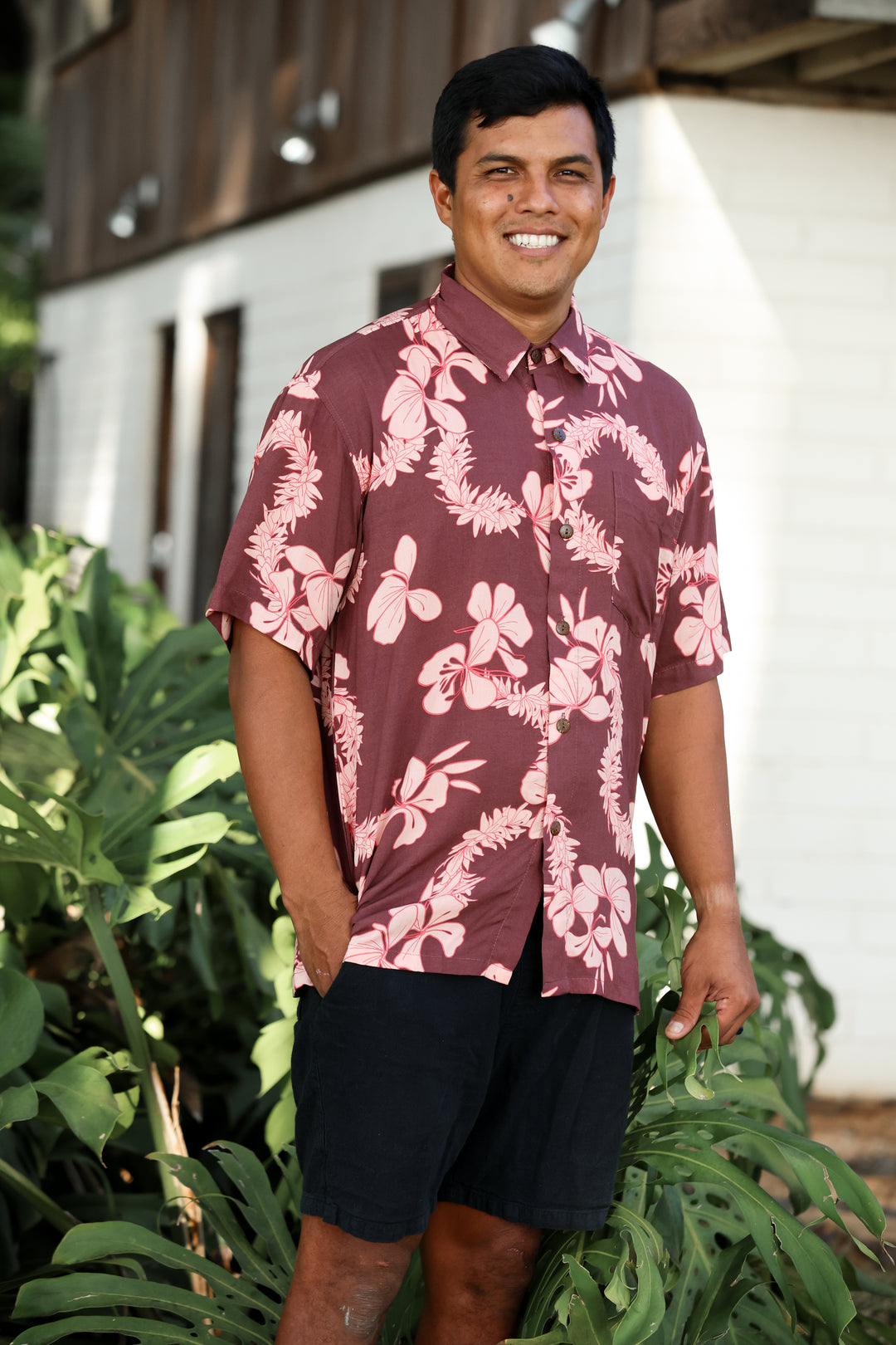Men's Kahana Button Up - Lei Awapuhi Niu