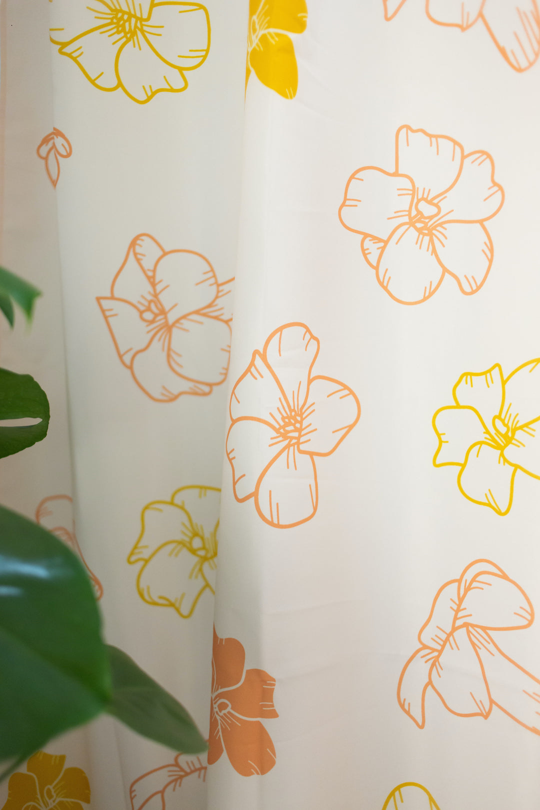 Shower Curtain - Pua Kenikeni – Mahina Made LLC