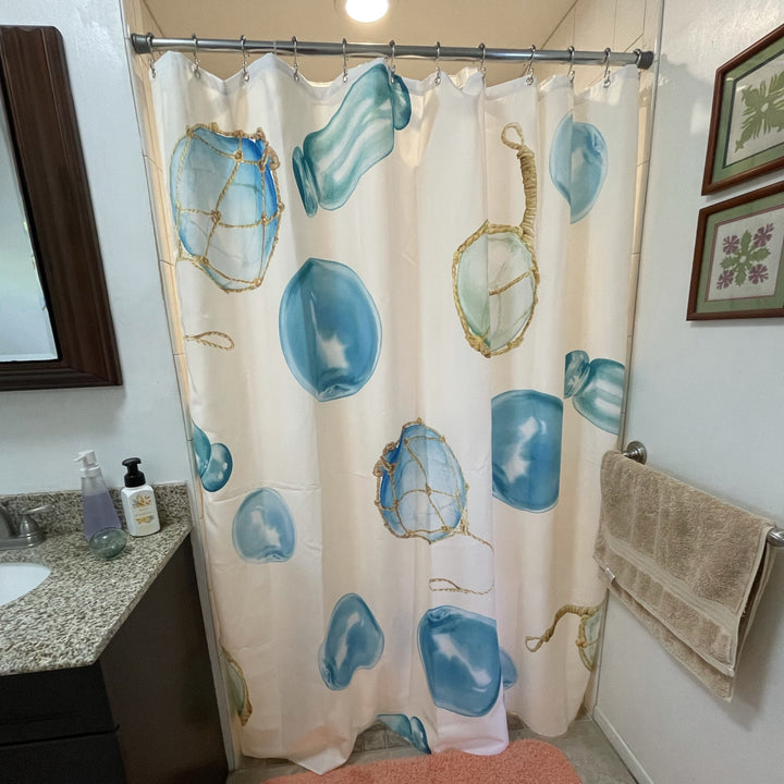 Shower Curtain - Glass Floaters